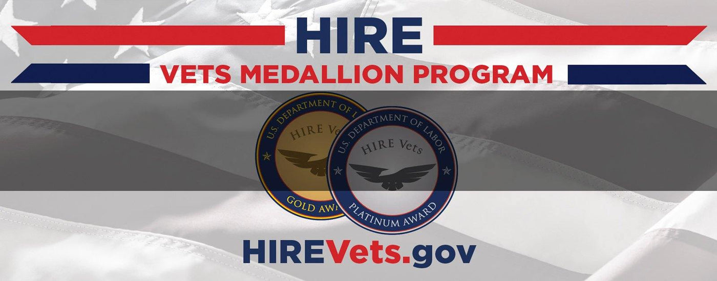 Hire Vets Gold Medallion Winner - 3rd Year! - North America Mattress Corp.